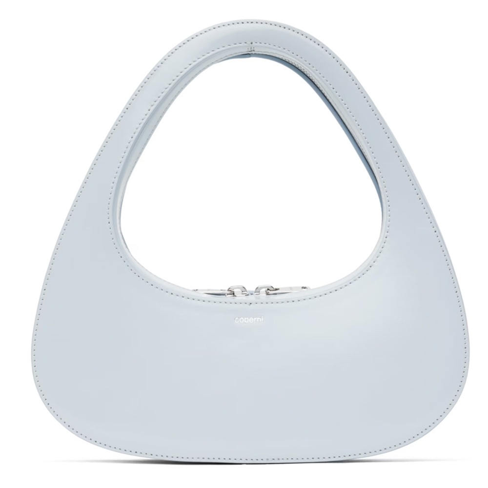 Coperni Blue Baguette Swipe Bag